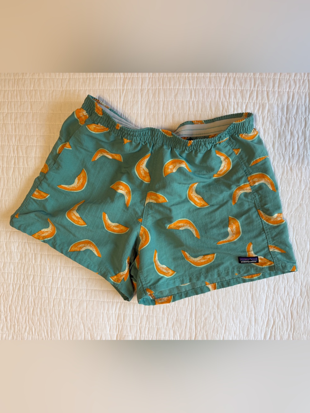 Patagonia Baggies Shorts “Light Beryl Green Melons” | Size M | EUC
